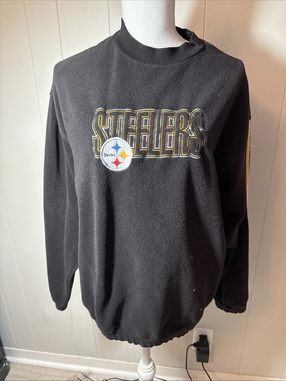 Pittsburgh Steelers Pullover Fleece Sweatshirt Steeler's Logo NN